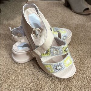 Hey Dude Platform Sandals